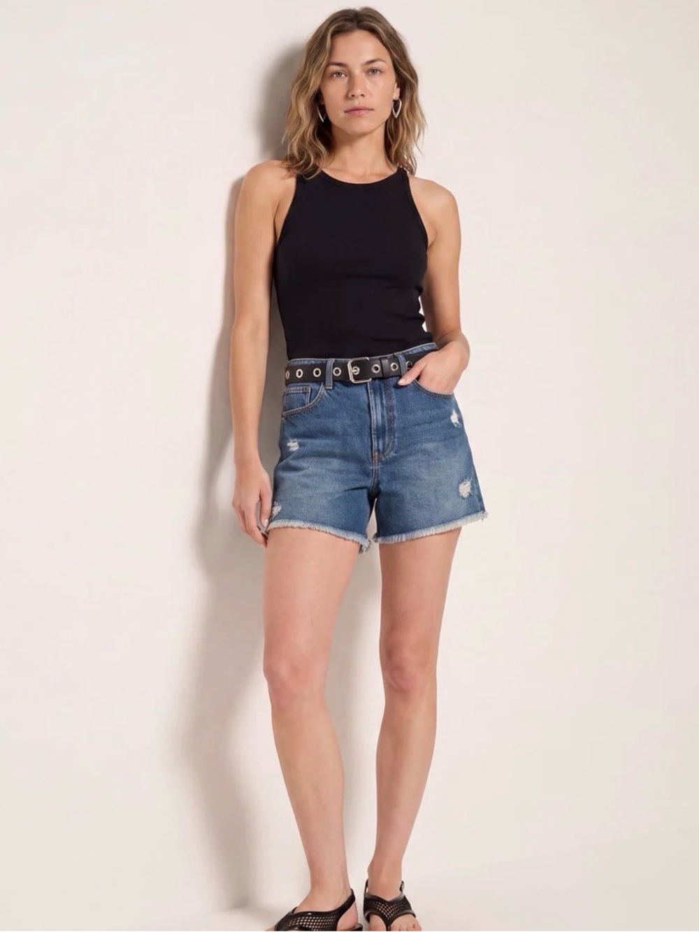 78&Sunny Laurel Ribbed Shelf Bra Tank - Picture 6 of 6